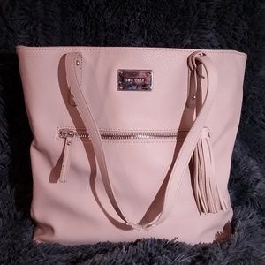 LOWEST $: Blush colored NINE WEST tote